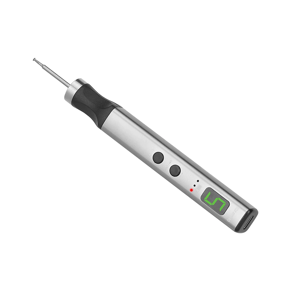 

Precision 7 in 1 Rotary Tool with Digital Speed Control and Quick Release Grinding Heads for Electronics Repair