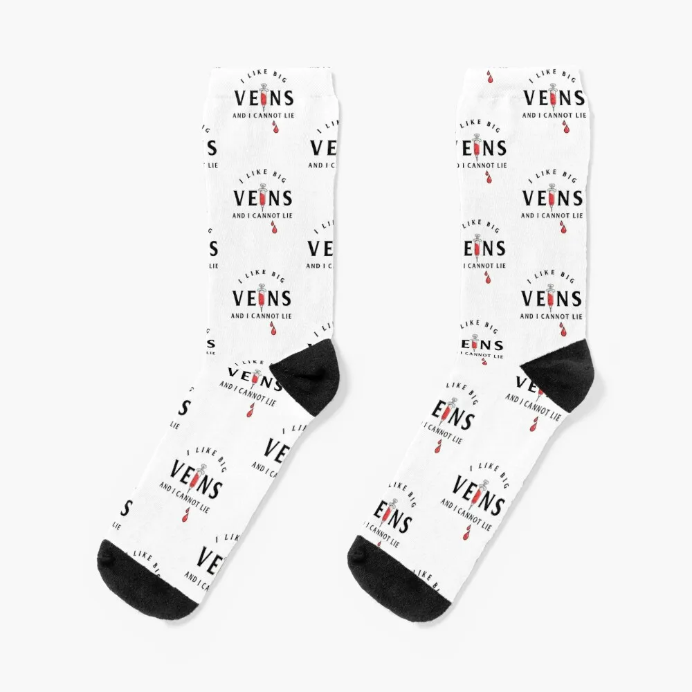 

Phlebotomist Saying / Funny Phlebotomy Big Veins Syringe design Socks new in Men's socks basket ball