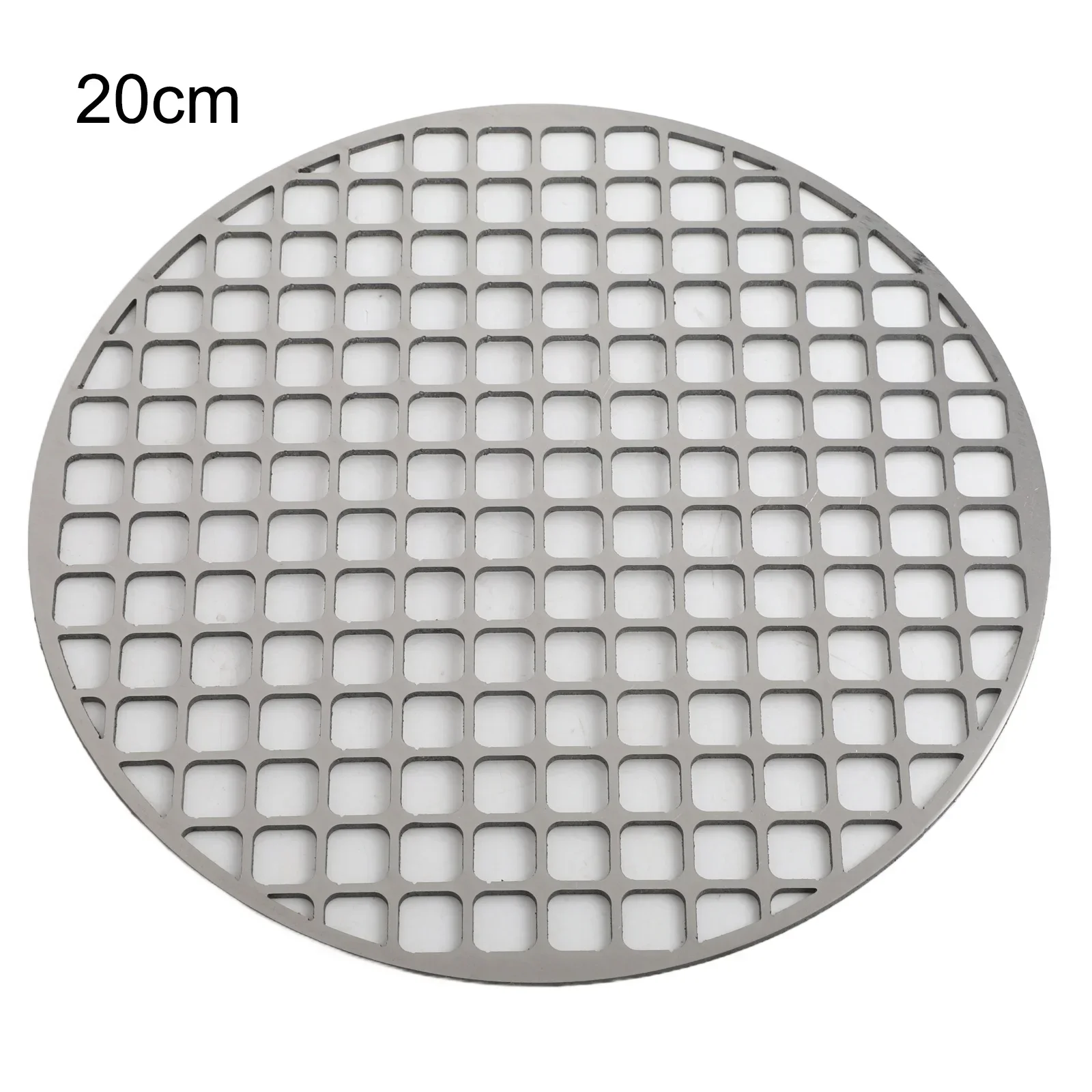 Rede redonda de aço inoxidável para churrasco, 18-30cm, forno de carbono, rack de churrasco a vapor para casa, acessório de cozinha