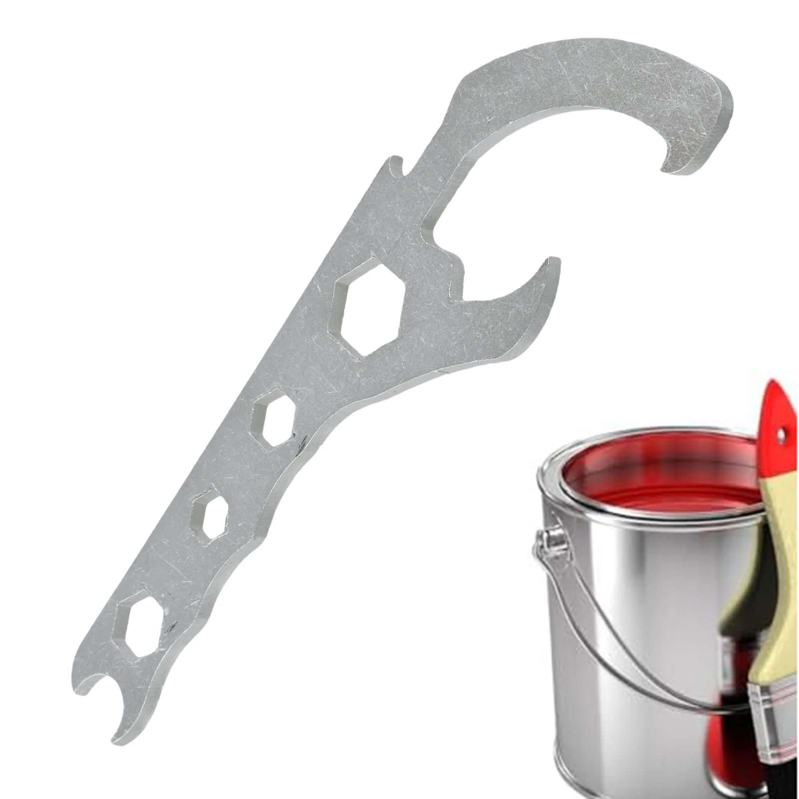 Multi-functional Opener 200*55*4mm 7.87*2.16*0.15in Metal Bucket Opener Effortless Operation Lightweight Material