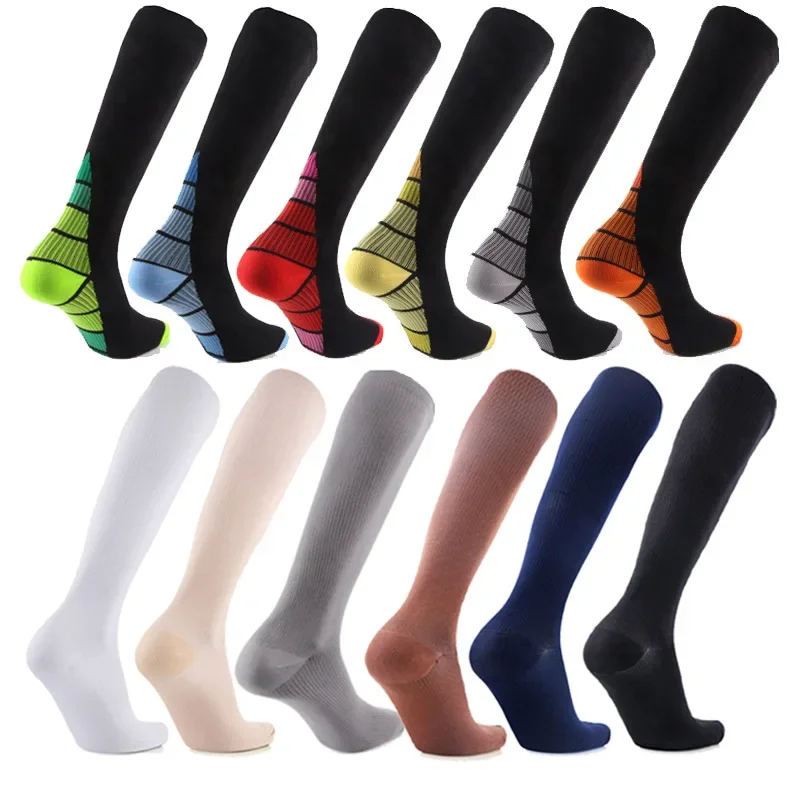 Compression Stockings Flying Pregnancy Swelling Socks Men&Women Hiking Running Socks Anti-Fatigue Outdoor Cycling Pressure Socks