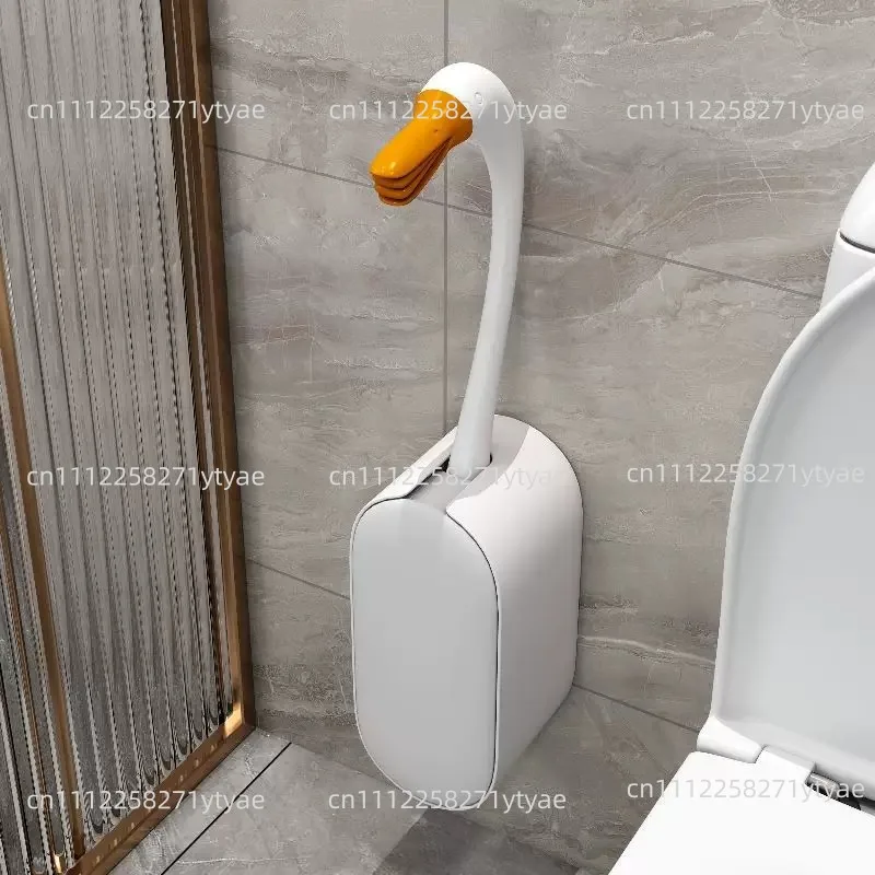 Big Goose, Long-handled Toilet Cleaning Brush, Wall-mounted Bathroom Dead Corner Artifact Set