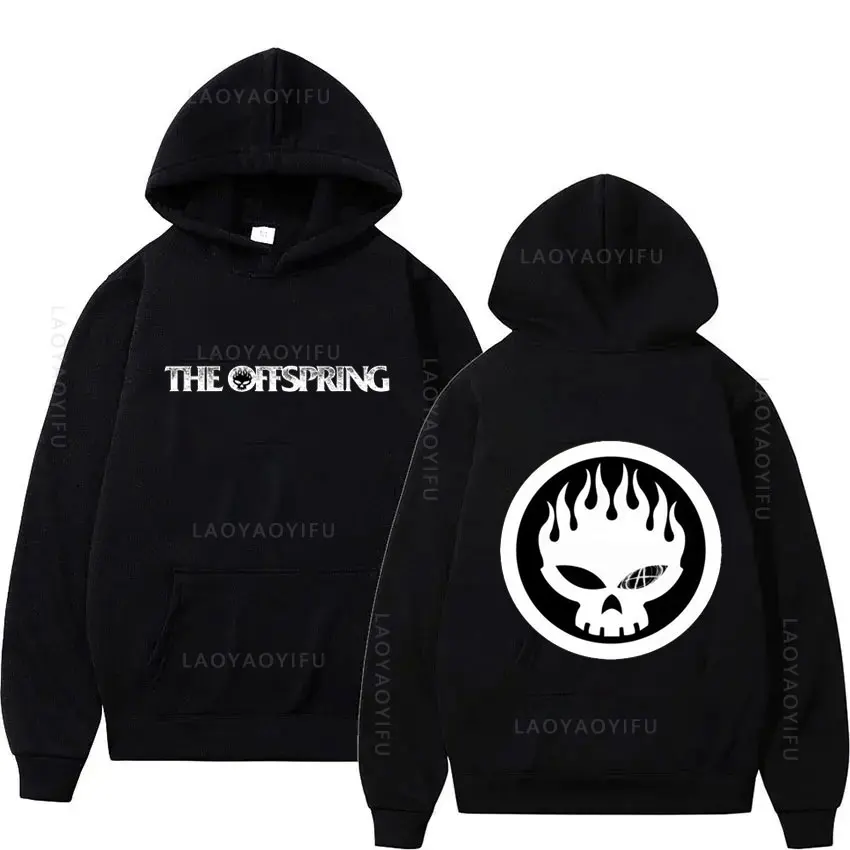 THE OFFSPRING Skull Logo Theme Hoody Hooded Shirt Sweatshirts for Men Men\'s Hoodies New & Graphic Essentials Hoodie Sweatshirt