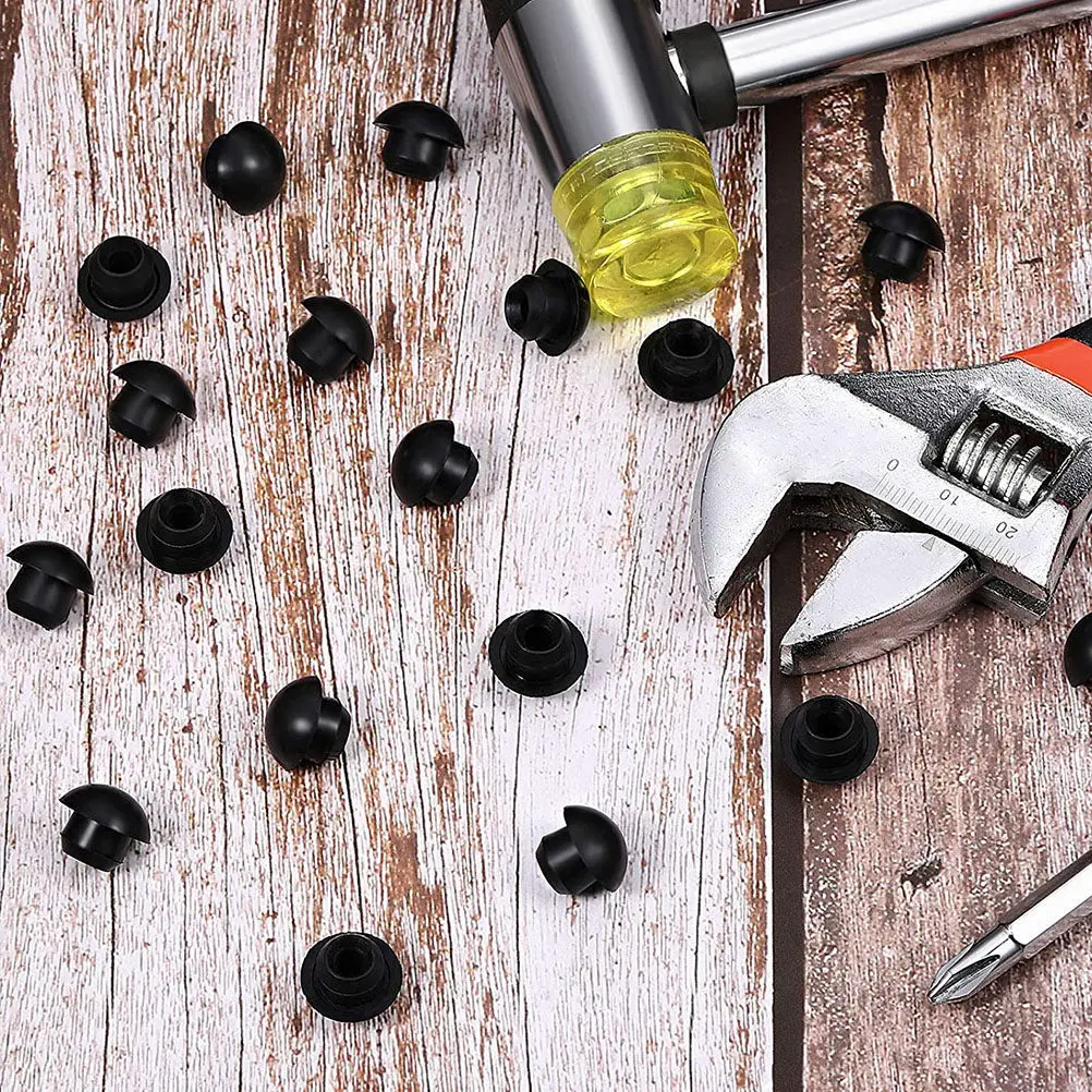 60 pcs Floor Bottle Jack Plugs – Hydraulic Oil Reservoir Filler Caps, Rubber Bungs for Jack Rods & Accessories