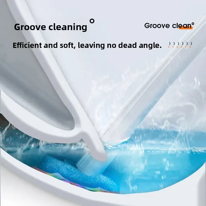 For Home Use No Dead Angle Bathroom Wall Mounted Cleaning Brush Sanitary Household Goods Toilet Sweeper Disposable Toilet Brush