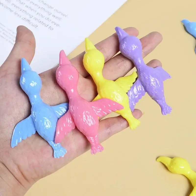 Rubber Flying Flamingo Toys | Animal Slingshots Catapult Toys | Funny Slingshot Flamingo Finger Flamingo Finger Accessories Cata