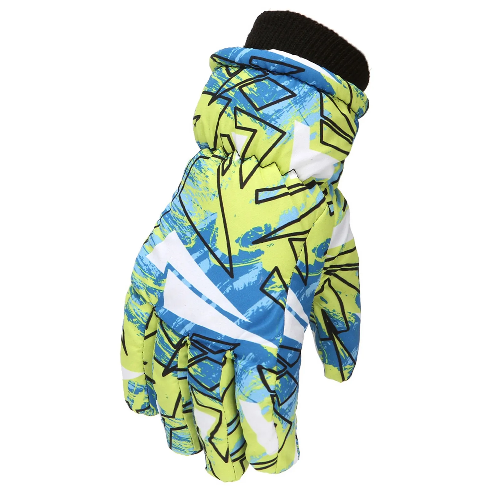 Ski Outdoor Size Snowboarding Snow Camouflage Kids Windproof Gloves Girls M/L Warm Boys Winter Skating Kids Snow Gloves Ages 3-4