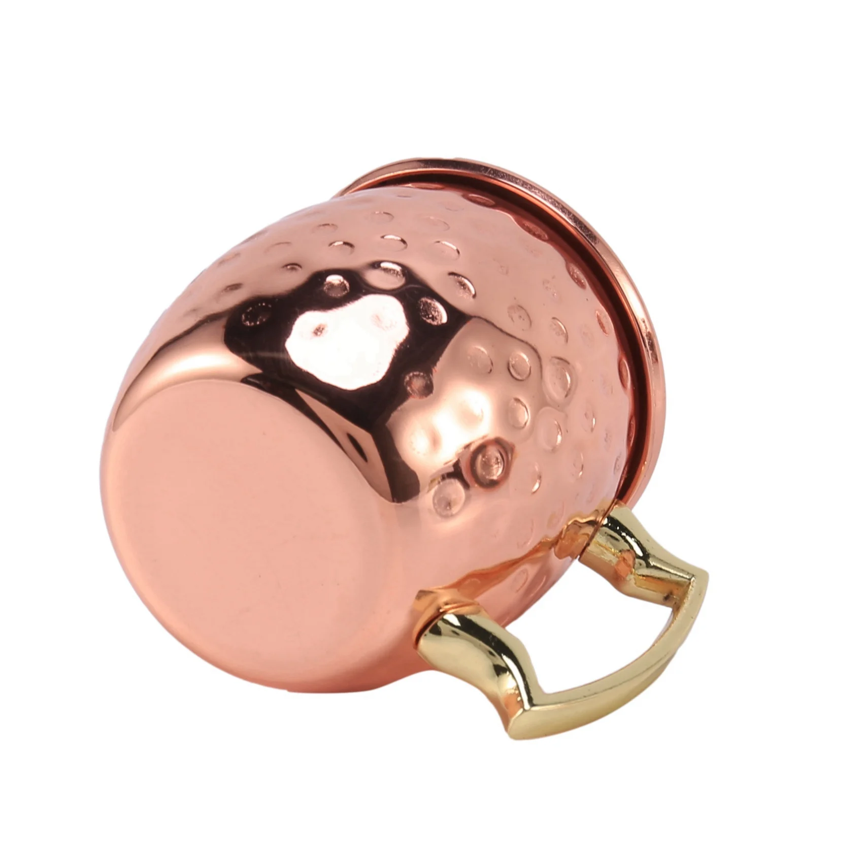 ABMR-Mini 2-Ounce الفولاذ المقاوم للصدأ موسكو البغل القدح اسبريسو أكواب صغيرة النحاس مطلي القدح النار مجموعة من 8 #5