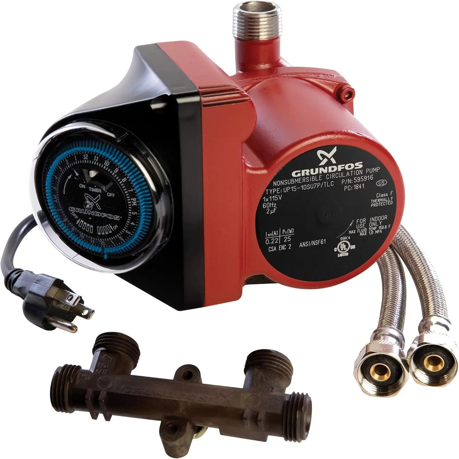 1/25 Horsepower Comfort Series Recirculator Pump Outdoor & Hardware Store Maintenance-free Low Energy Consumption