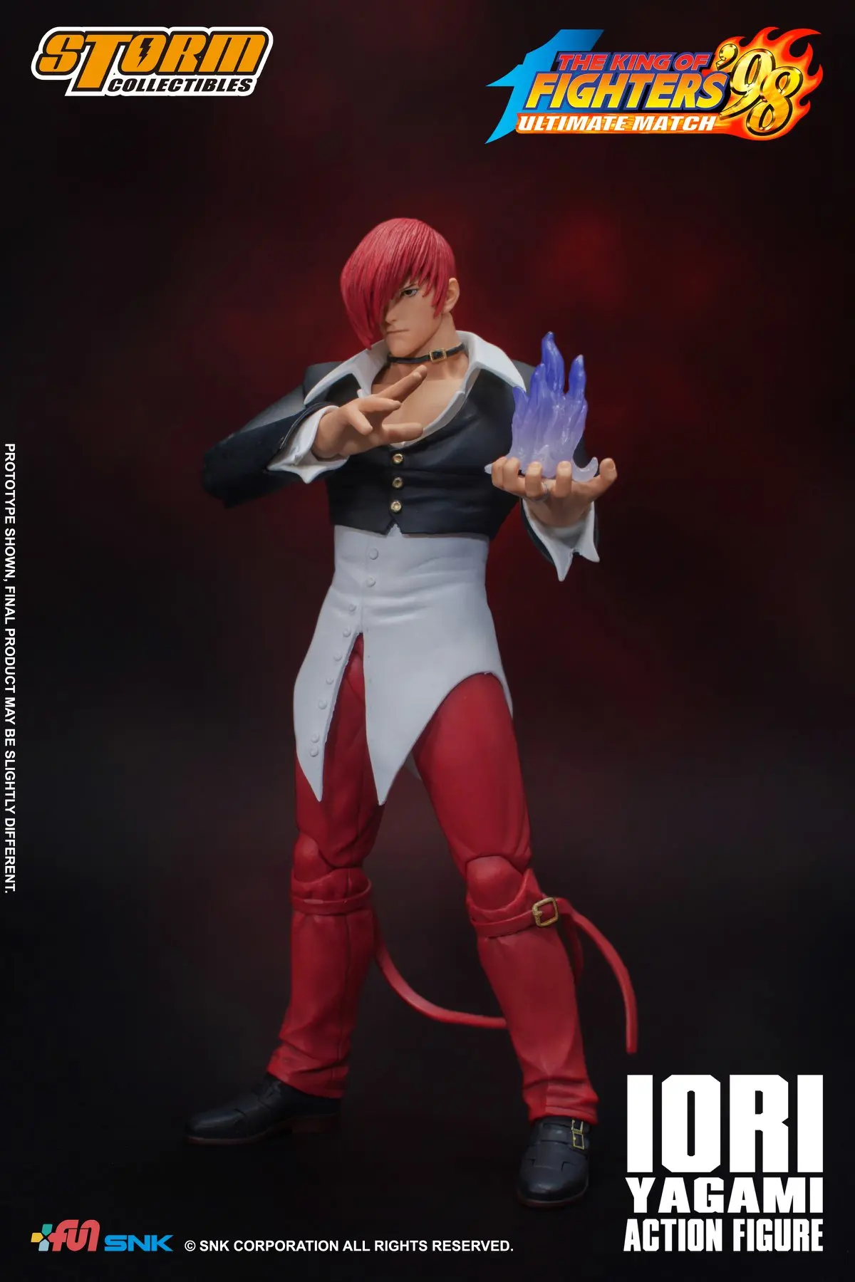 

Storm Toys 1/12 LORI IORI YAGAMI King of Fighters 98 Four Head Sculpture Primary Color Edition 6'' Action Figure In Stock