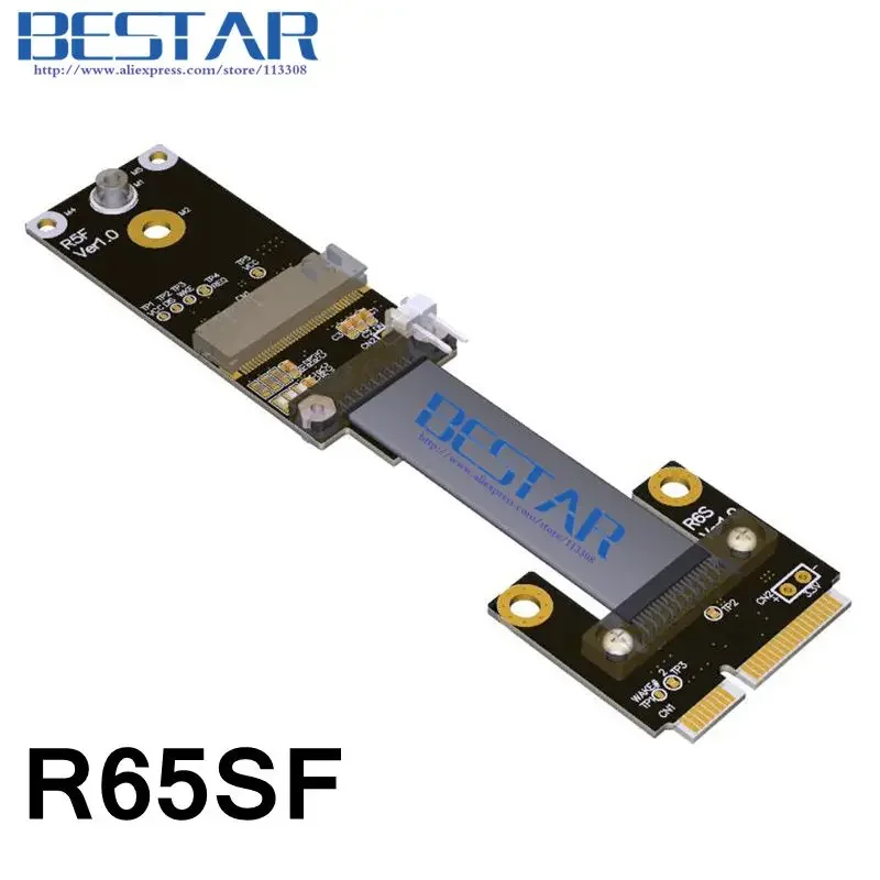 Mini PCIe MPCIe WiFi WAN To M.2 WIFI A.E Key / Mini PCI-e MSATA / M.2 NVMe Riser Card Adapter Extender Cable 8Gbps Customization