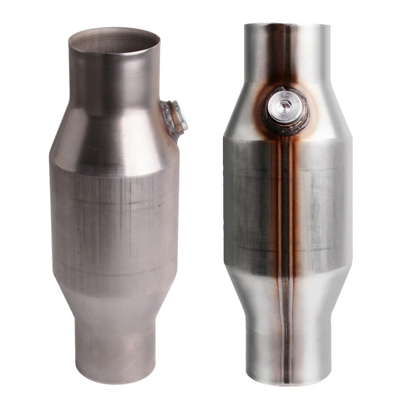 Convertitore catalitico universale filato da 2.5 pollici convertitore catalitico di scarico in acciaio inossidabile 425250 ad alto flusso