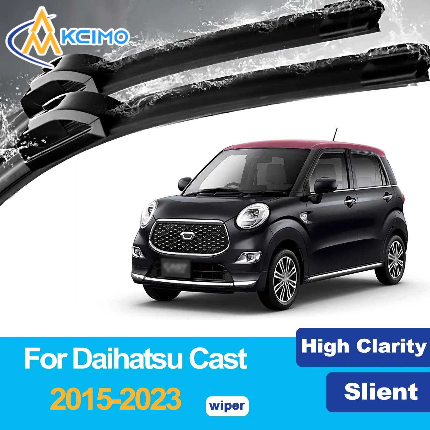 

Front Wiper Blades for Daihatsu Cast LA250 2015-2023 2016 Toyota Pixis Joy Car Windscreen Windshield Window Wiper Accessories