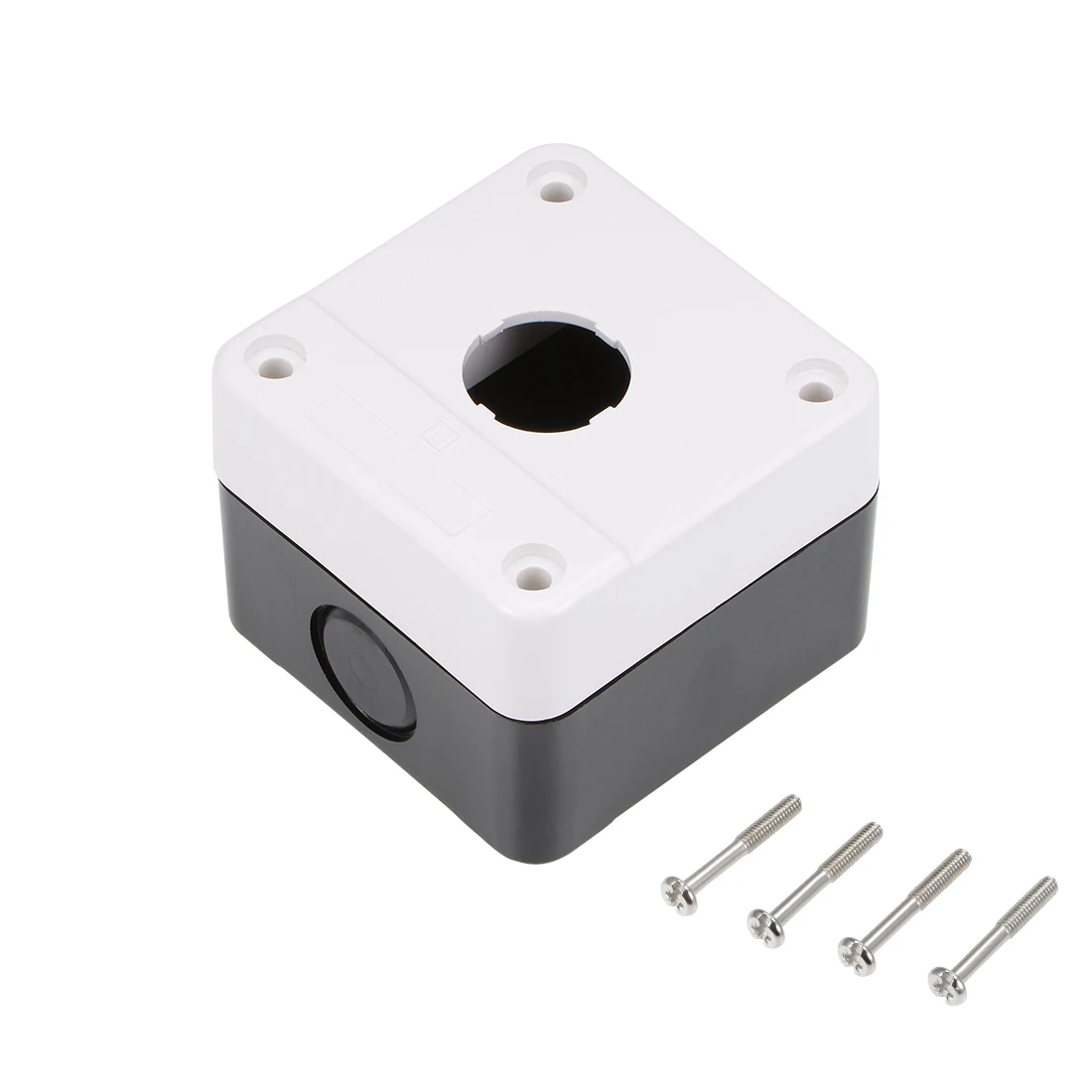 

Waterproof Push Button Switch Control Station Box 22mm 1/2/3 Holes White and Black Push Button Switch Box For Signal Indication