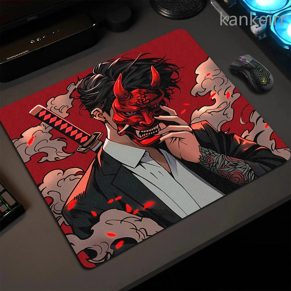 One Mask Girl Control Surface Mouse Pad, Professional Mousepad Velocidade, Non-Slip Bottom Mouse Mat, E-Sports, alta Elastic, 45x40cm