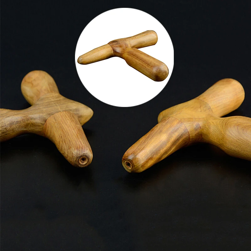 Massage Therapy Health Body Reflexology Relaxation Wood Wooden Stick Tool