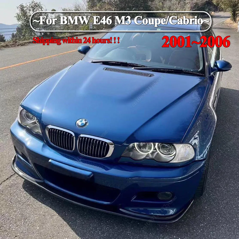 

Для BMW E46 M3 Coupe/Cabrio 2001-2006 автомобильный передний бампер, спойлер, сплиттер, диффузор, канады, ABS, глянцевый черный Bodykits, тюнинг