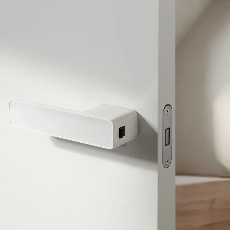 Jian Mu door lock magnetic lock indoor bedroom door lock handle is silent and simple.