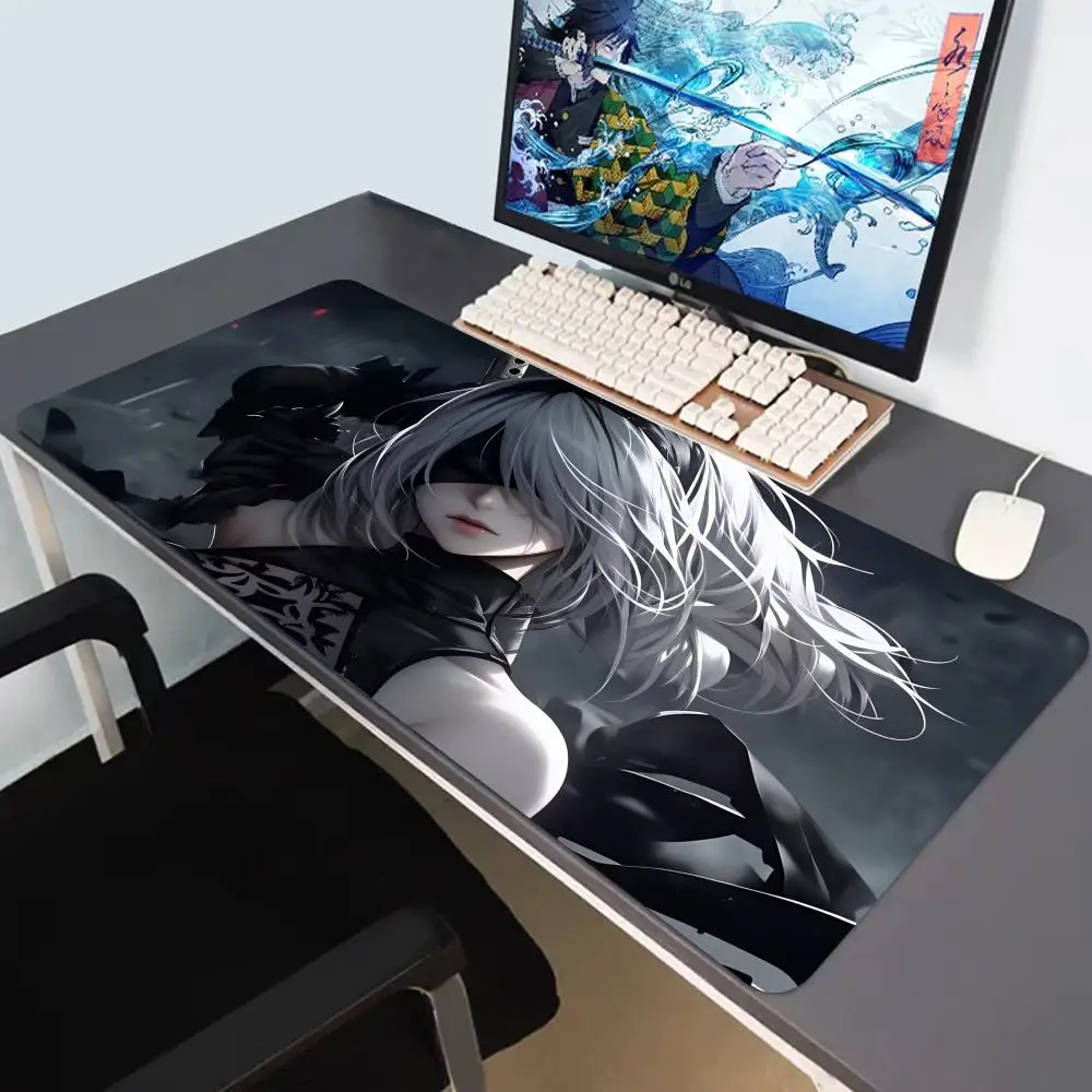 

HYBXAXC Stylish Anime Girl XXL Gaming Mouse Pad Large Desk Mat Extended Anti-Slip Keyboard Pad for Gamers & Home Office