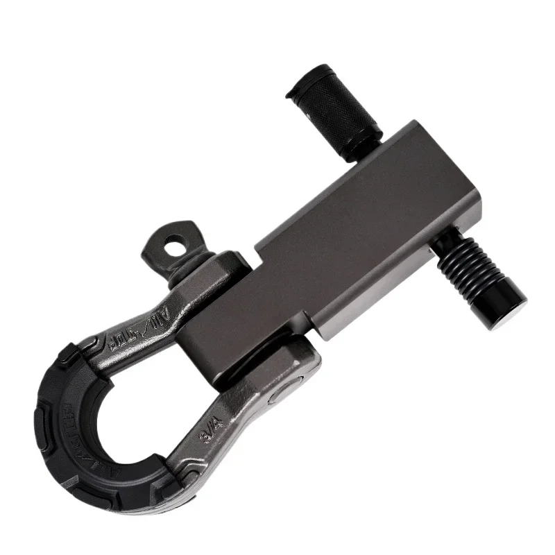 

*Off-road manganese steel trailer arm trailer hook square mouth anti-collision hook rogue traction hook