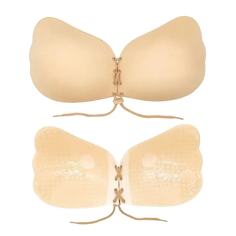 Sexy Strapless Chest Stickers Women Invisible Push Up Bra Nipple Cover Self-Adhesive Sticky Bralettes Underwear Female Lingerie