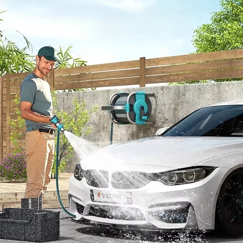Fuel Hose Garden Pipe Granulator Drip Watering Gooseneck Tubing High Pressure Washer Water Hose Reel Wall Mount Car Accessories