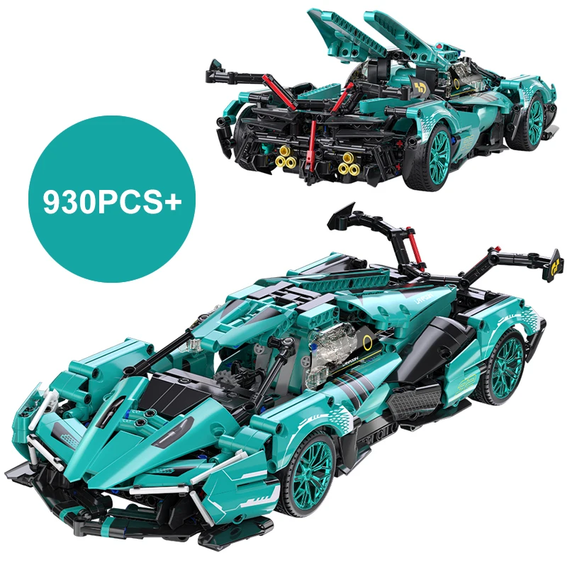 

2024 New Technical Lamborghinis V12 Super Racing Car Building Blocks Vehicle Model Assemble Bricks Toys For Kids Christmas Gifts
