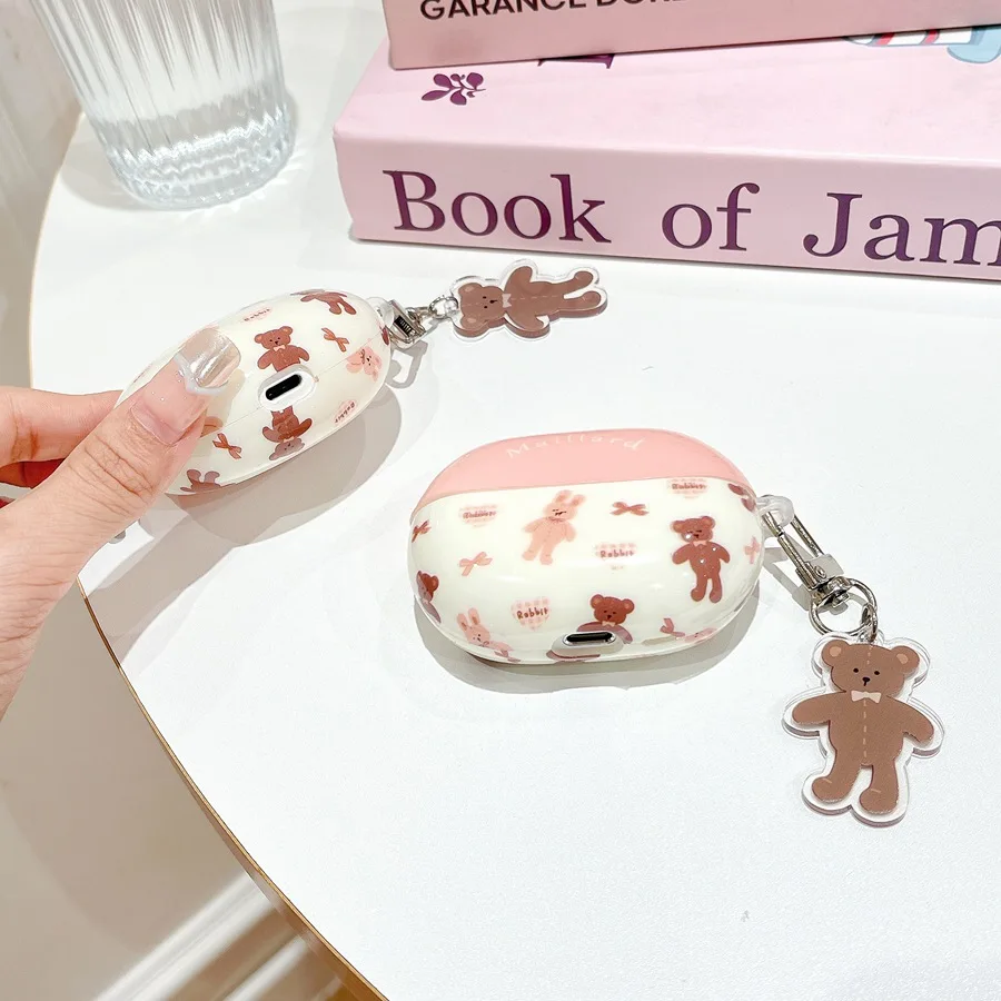 Cartoon Bär Fall für Huawei Freebuds Se2/Pro3/Freeclip/Freibuds4/4e Freibuds5i 5 Fall Silikon Kopfhörer Abdeckung Freebuds Pro3