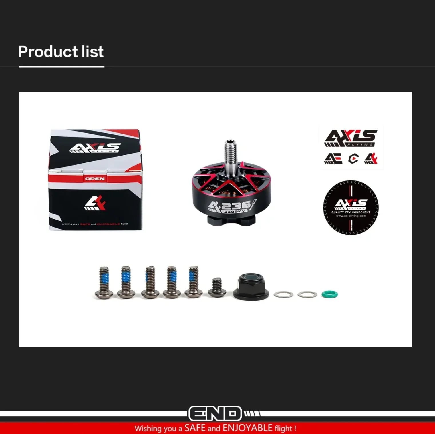 Axisflying Upgraded AF236 2306 5Inch 6S