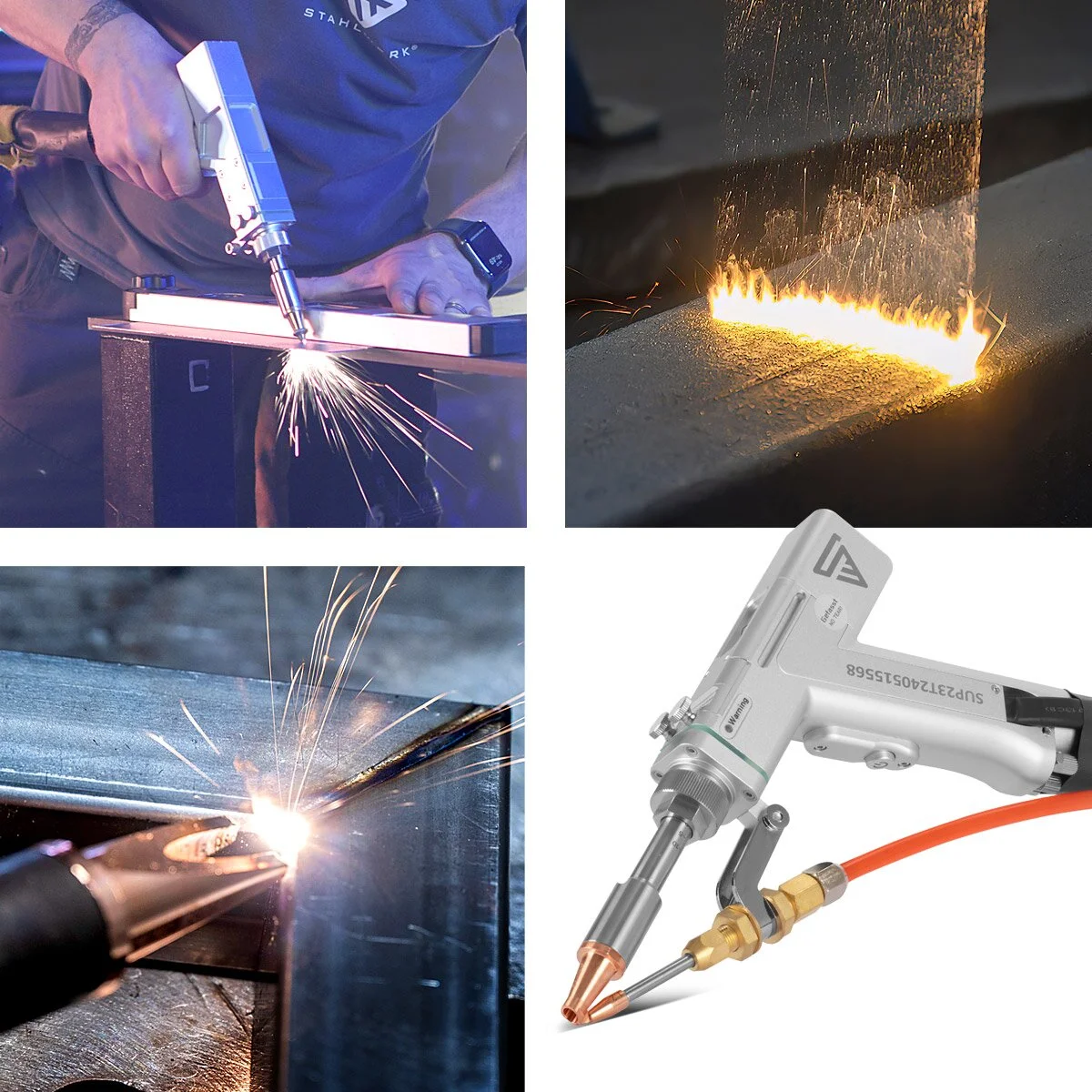 Stahlwerk 4in1 Handheld Laser Welding Machine 1500W For Precise Welding, Cutting And Clean, Rust And Removal Raycus Laser