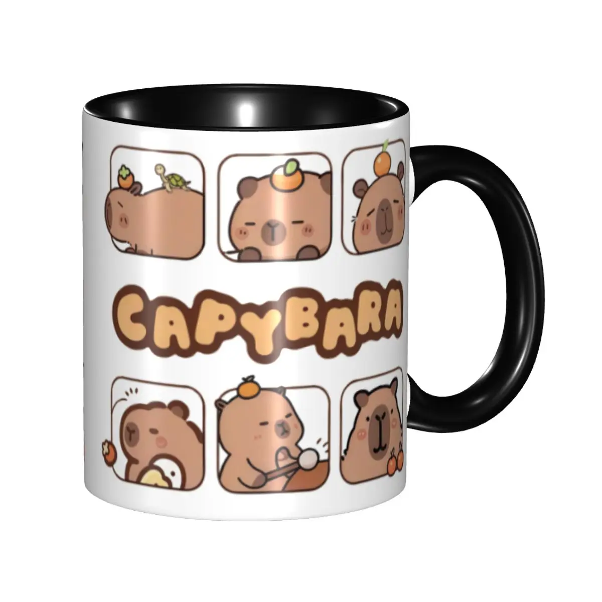 

Personalized Cartoon Animal Pets Capybara Mugs DIY Ceramic Tea Milk Coffee Cups