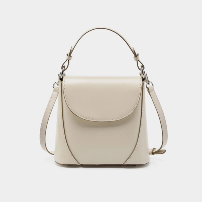 

Hifashion Роскошные женские сумки-ведра из натуральной кожи, маленькие наплечные сумки кросс-боди, дизайнерские сумки-тоуты с короткой ручкой 2026 года