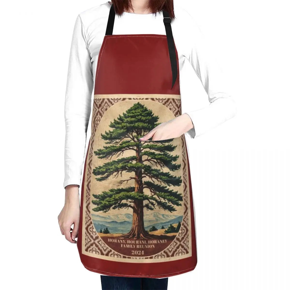 Horany Family Reunion 2024 (Design 2) Apron Things For Kitchen Kitchen Man Teacher Apron