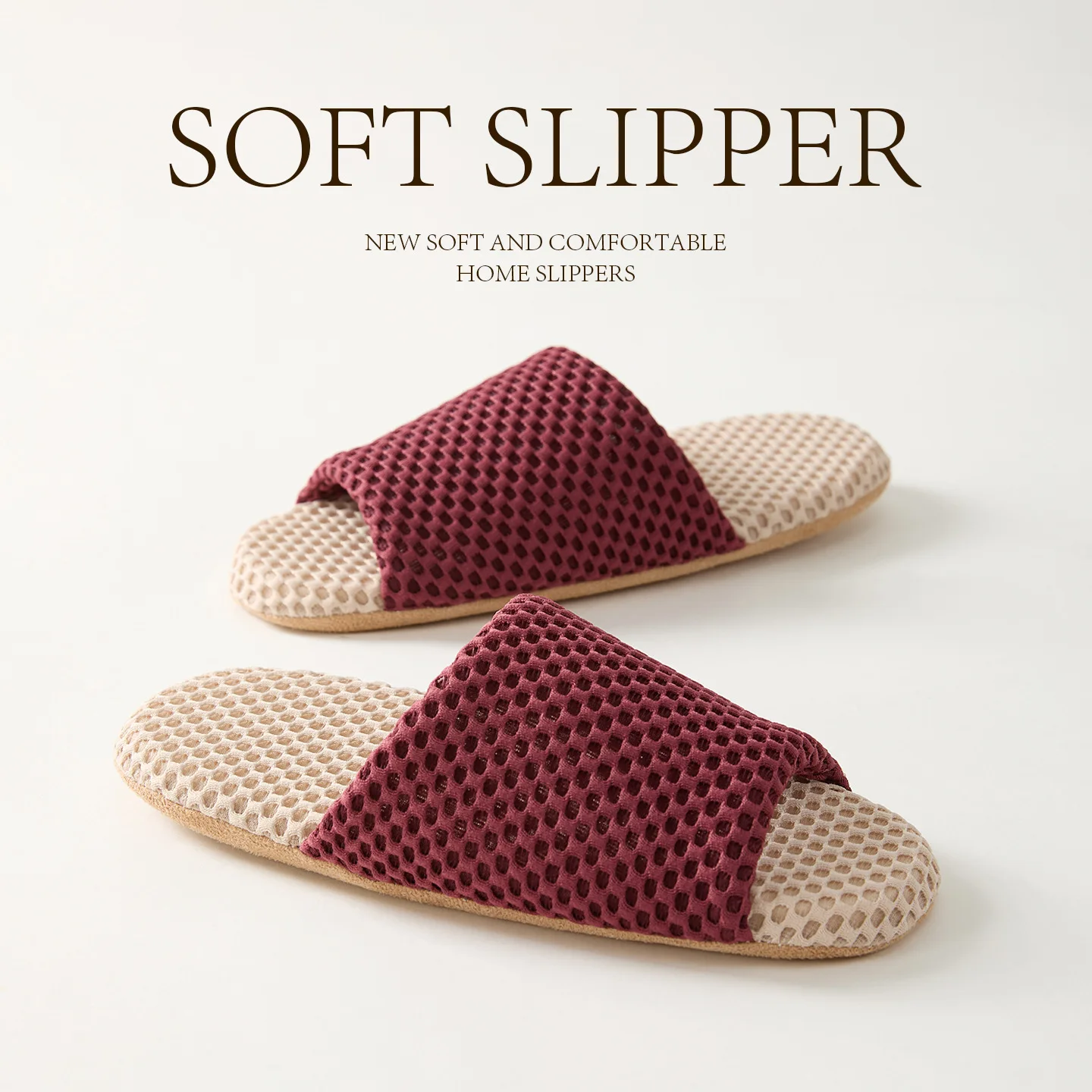 

Indoor Home Linen Slippers for Women Summer Couple Style Simple Anti Slip Cotton Linen Slippers for Spring Autumn