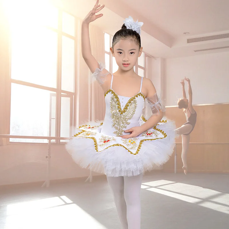 Robe d'été pour filles, justaucorps de Ballet, Costume de spectacle de ballerine, jupe de Ballet, robes Tutu de danse, vêtements pour filles