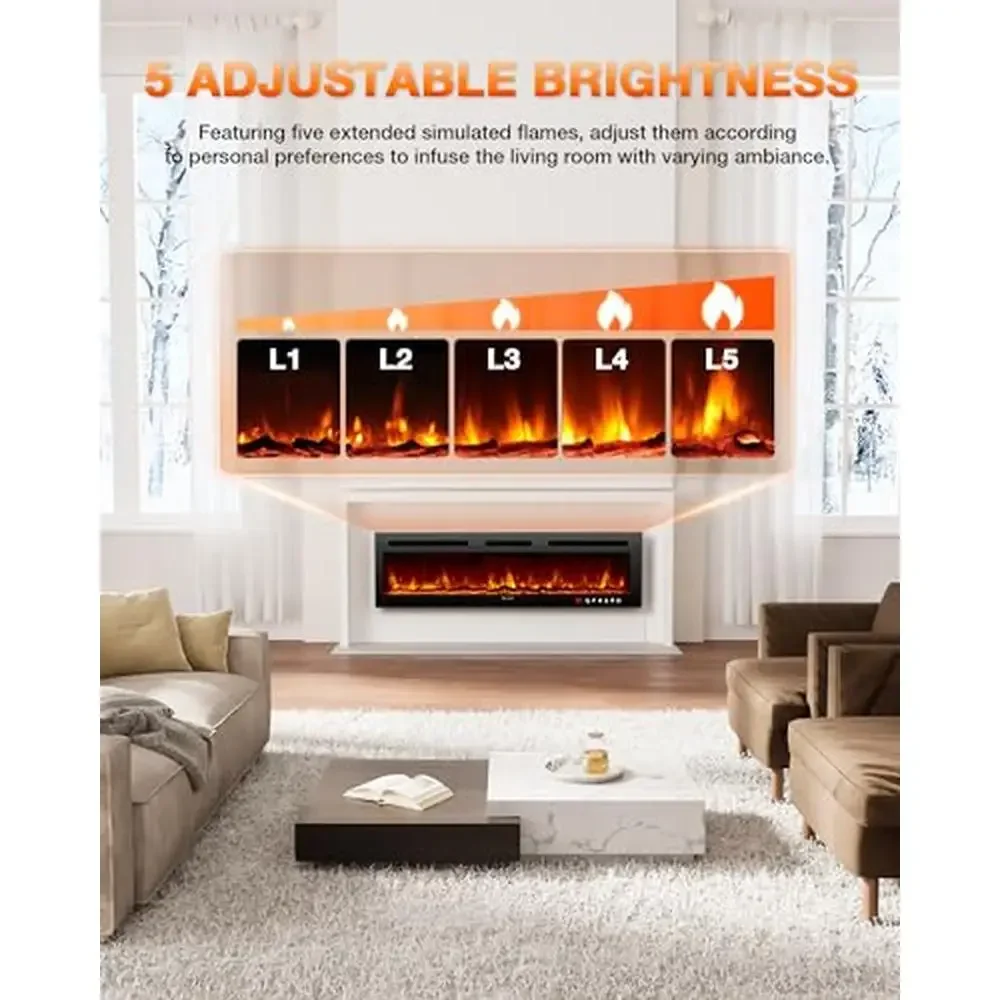 Electric Fireplace Heater 60