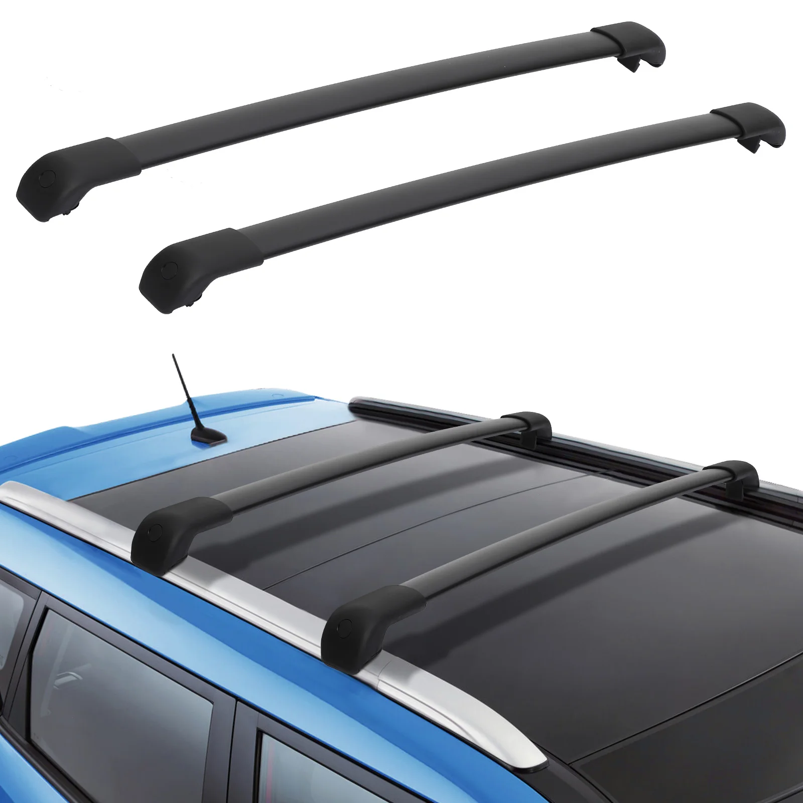 

Roof Rack Cross Bars, Roof Bars Compatible with 2013-2018 Hyundai Santa Fe, Crossbars for Rooftop Cargo Carrier, Luggage, Kayak