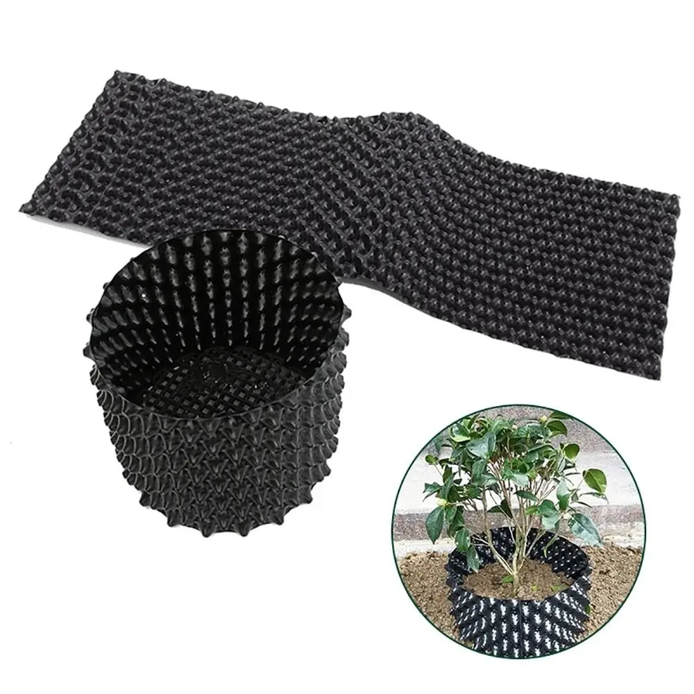1Set Durable Fast Nersery Pot Plant Pot Tray Bonsai Plant Stands Pot Saucer Garden Supply Prevent Rot Root Control Flower Pot