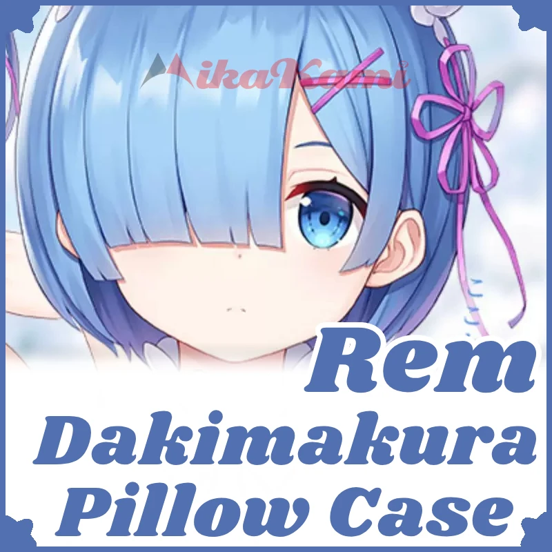 REM Dakimakura RE Zero Anime Pillowcase Full Body Hugging Pillow Case Cushion Cover Home Bedding Decor Otaku Gift HMA