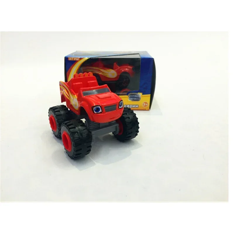 Classic Blaze Cars Model Inertia Diecast Vehicles Racing Figure Blaze Toys for Children Monsters Truck Machines Car Toy Kids