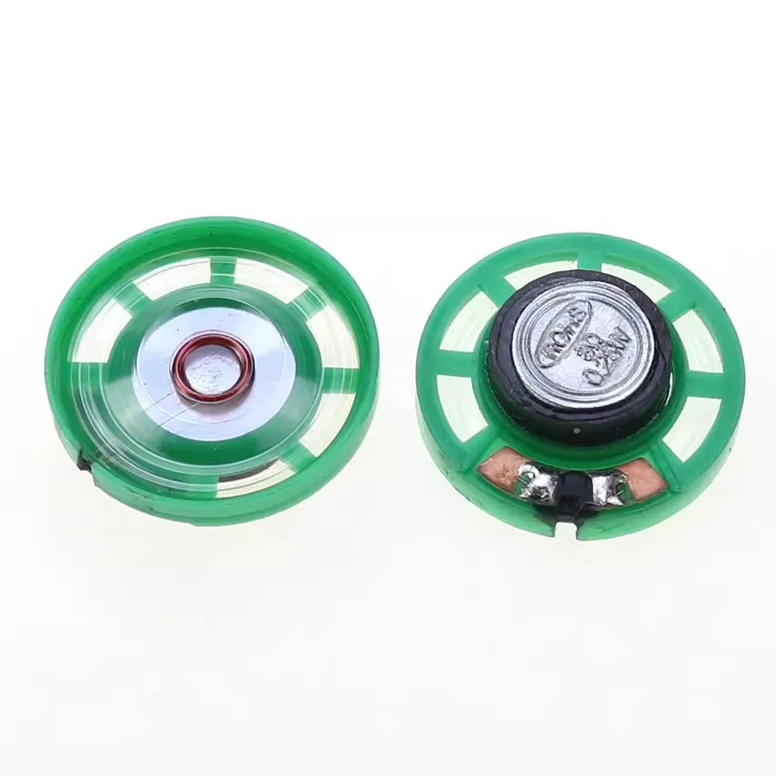 10PCS Environmentally Friendly Toy Speaker 21/23/27/29/36mm 8/16/32Ω 0.25/0.5W External Magnetic Speaker for Electronic Toys