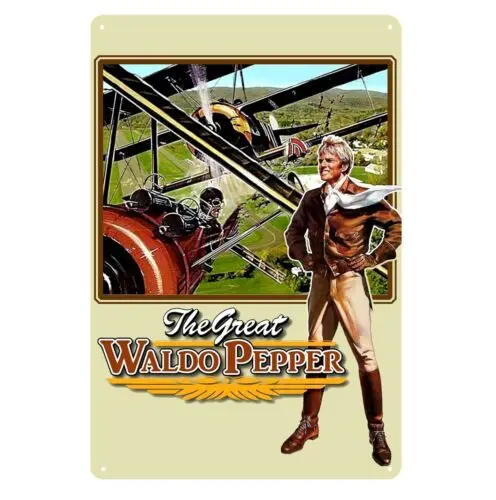 Металлический плакат с надписью The Great Waldo Papper, оловянный плакат 20x30 см