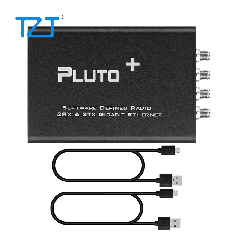 TZT PLUTO+ SDR AD9363 2T2R Radio SDR Transceiver Radio 70MHz-6GHz Software Defined Radio For Gigabit Ethernet Micro SD Card