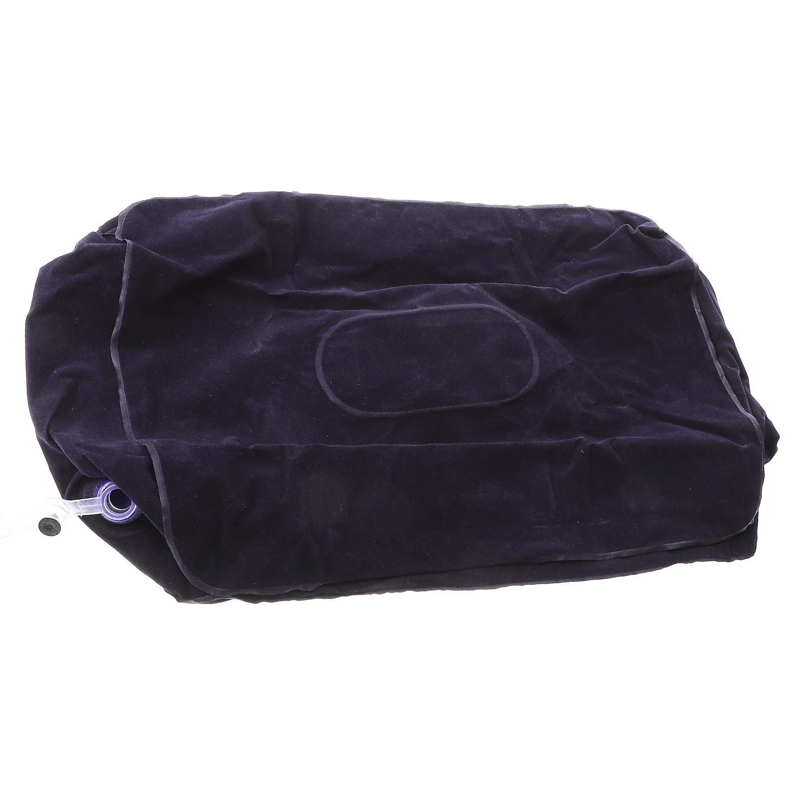 

Adjustable Inflatable Airplane Foot Rest Pillow For Chair Car Travel Under Desk Foldable Portable Leg Cushion For Office Home