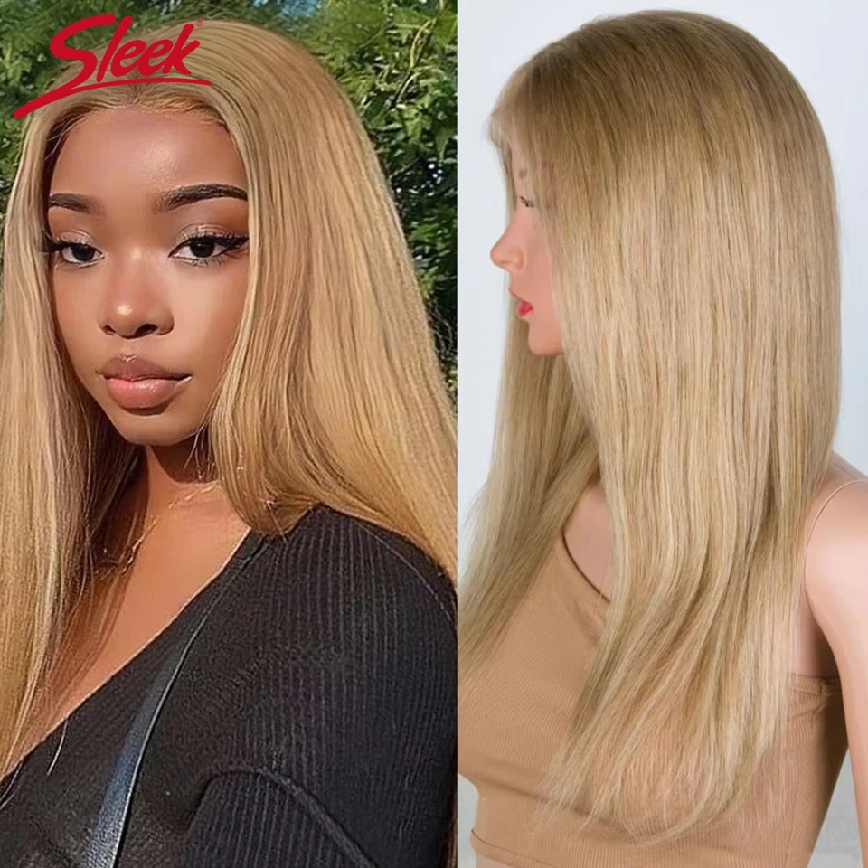 أنيق شقراء 30 مستقيم الدانتيل الجبهة الباروكات 13x6x1 الدانتيل جزء باروكة من شعر طبيعي للنساء الدانتيل الشفاف تسليط الضوء على شعر ريمي ملون