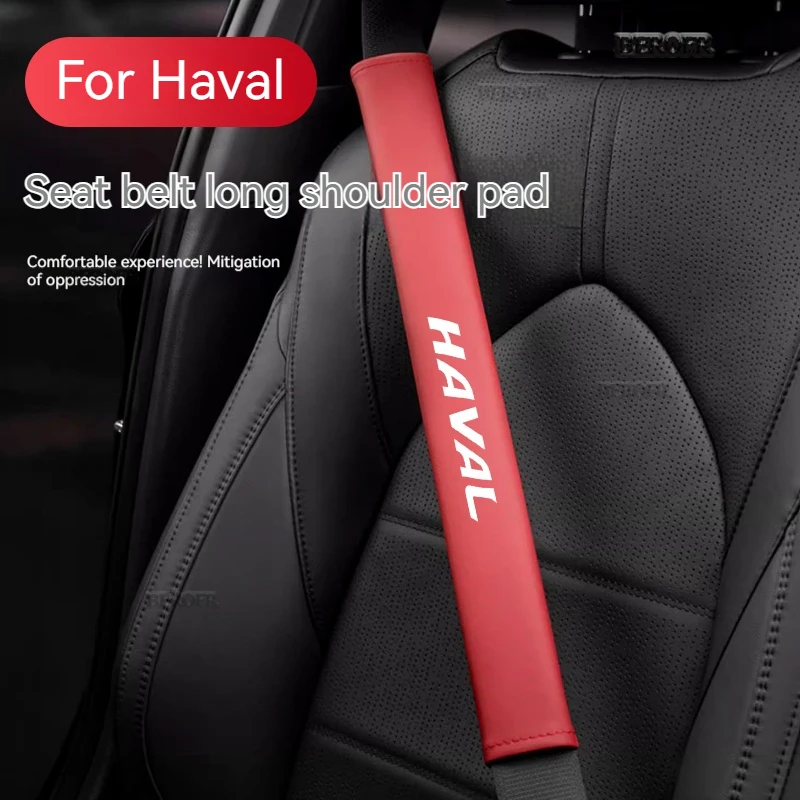 Car Seat Belt Protect Cover Shoulder Neck Soft Pad Accessories For Haval H6 Jolion H9 F7X F7 Dargo H2S M6 H2 H3 H4 H5 H7 H8 F5