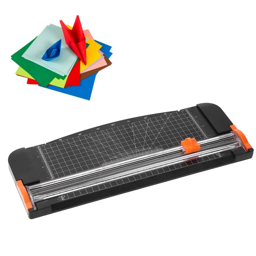 

12 Inch / A4 Size Paper Cutter / Paper Trimmer Side Ruler Portable / Desktop Paper Slicer Sliding Cutter Head