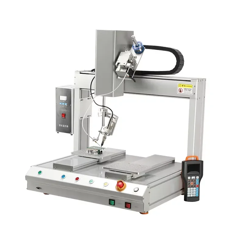 Auto Solder Feed Soldering Station Desktop Spot Soldering Machine Adjustable Temperature Soldering Machine for USA