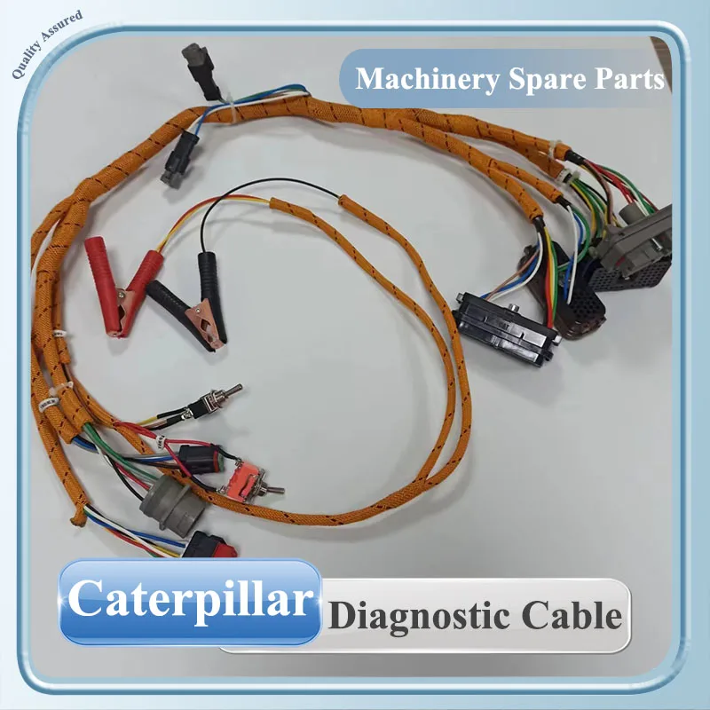 Excavator Diagnostic Cable Engine C6.4 C6.6 C7 C-9 C15 3126B Comprehensive Test Wiring Harness E320C 320D