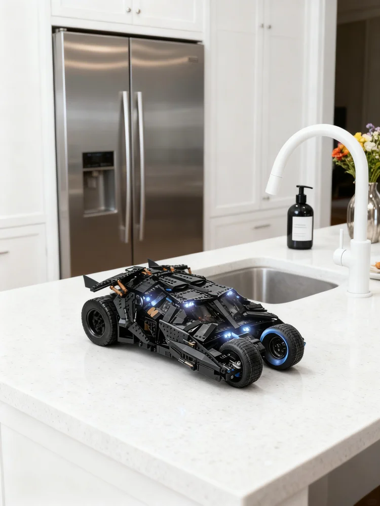 2134 Teile MOC Tumbler Motorisiertes Batmobile Superhelden DCD Batmansed UCS Modellbausatz Kreatives Geschenk DIY Ausstellungsstück Dekoration